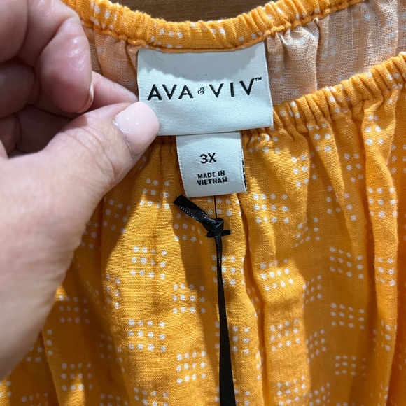 Ava & Viv Crop Top-Sz 3X-NWT - Picture 4 of 7
